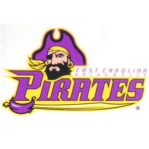 East Carolina Pirates Rico Industries Static Cling Decal