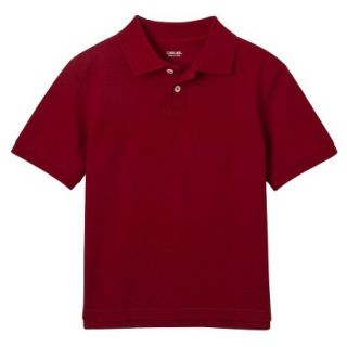 Cherokee Boys Short Sleeve Ultimate Pique Polo   Red XL