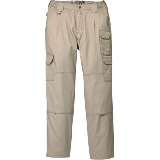 Gravel Gear 7 Pocket Tactical Pant with Teflon   Khaki, 42 Inch Waist x 30 Inch