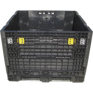 Triple Diamond Plastics Heavy Duty Collapsible Bulk Storage Container   48 Inch