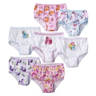 7 Pack Underwear , Little Girls Little Pony 4T