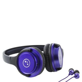 Able Planet Travelers Choice Stereo Headphones   Purple
