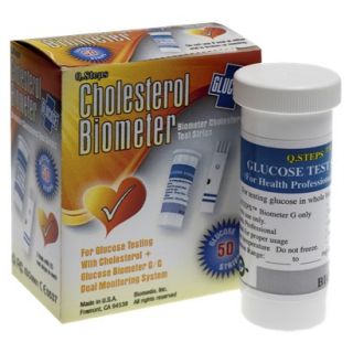 Q. Steps BioMeter Glucose Test Strips   50 Strips