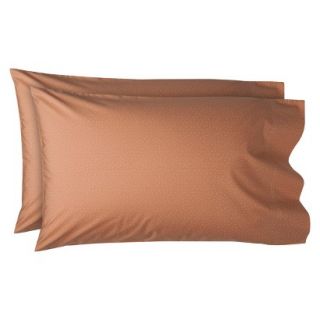 Threshold Percale Dot Pillowcase Set   Country Coral (Queen)