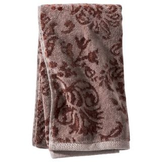 Fieldcrest Luxury Jacquard Old Tudor Hand Towel   Brown