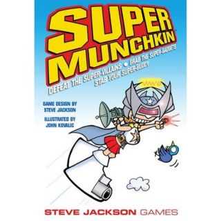 SUPER MUNCHKIN Steve Jackson Superhero Themed Game
