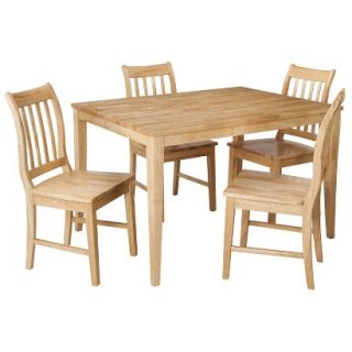 Dining Table Set Winfield 5 piece Dining Set   Natural