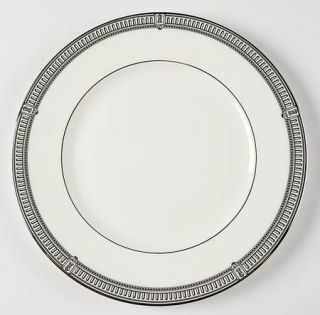 Lenox China ArchitectS Table Dinner Plate, Fine China Dinnerware   Black & Plat