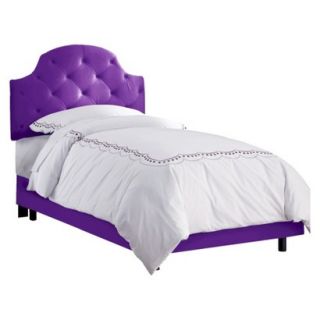 Skyline Kids Bed Skyline Furniture Juliette Tufted Bed   Hot Purple