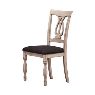 Camille Antique White Side Chair
