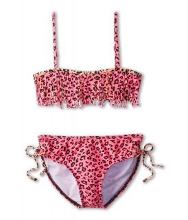 Billabong Kids Animal Bandeau Set Girls Swimwear Sets (Pink)
