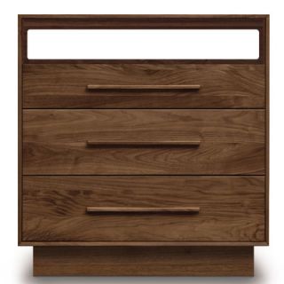 Copeland Furniture Moduluxe 3 Drawer Dresser with Media Oranizer 2 MOD 35