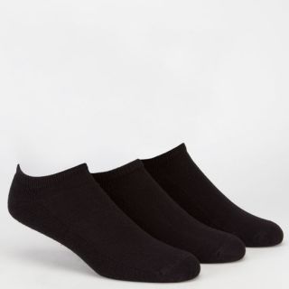 3 Pack Mens No Show Socks Black One Size For Men 246602100