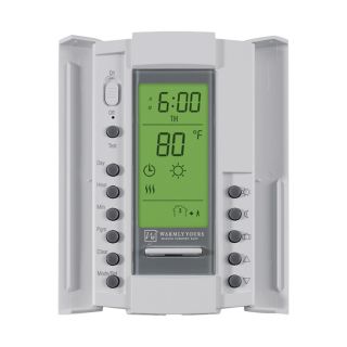 Warmly Yours SmartStat Dual Voltage Programmable Thermostat, Model TH115 AF GA 