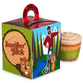 LumberJack Cupcake Boxes