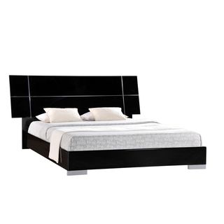 Global Furniture Usa Hailey Black Queen Bed Black Size Queen