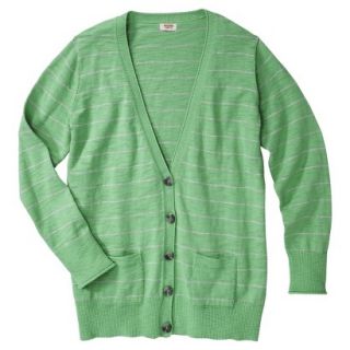 Mossimo Supply Co. Juniors Plus Size Long Sleeve Boyfriend Sweater   Green 1