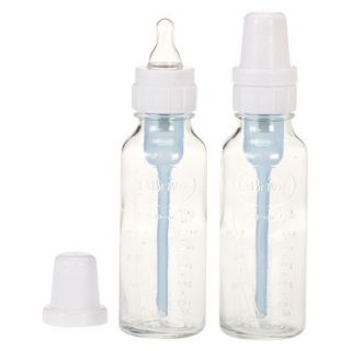Dr. Browns Natural Flow 8oz 2pk Standard Glass Baby Bottle
