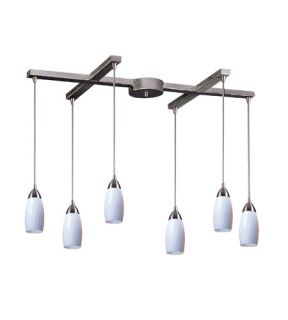 Milan 6 Light Pendants in Satin Nickel 110 6WH