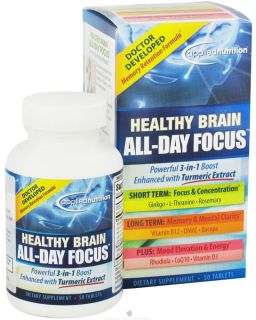 Applied Nutrition   Healthy Brain All Day Focus   50 Tablets