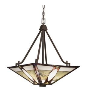 Denman 3 Light Pendants in Olde Bronze 65322