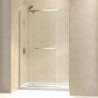 Bath Authority DreamLine Vitreo X Frameless Pivot Shower Door and SlimLine Singl