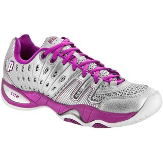 Prince T22 Prince Womens Tennis Shoes Silver/Berry