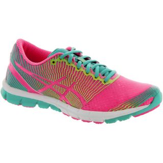 ASICS GEL Lyte33 3 ASICS Womens Running Shoes Flash Pink/Lime/Green