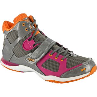 Ryka Downbeat ryka Womens Aerobic & Fitness Shoes Gray/Dark Pink/Orange
