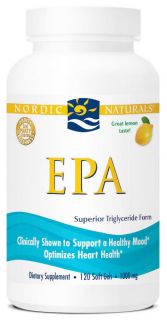 Nordic Naturals   EPA Formula Natural Triglyceride Form Lemon 1000 mg.   120 Softgels