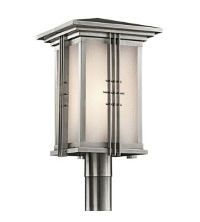 Portman Square 1 Light Post Lights & Accessories in Stainless Steel 49163SS
