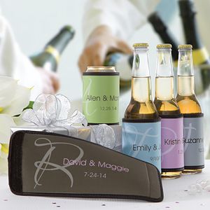 Personalized Wedding Day Can & Bottle Coolers