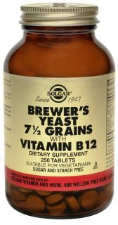 Solgar   Brewers Yeast 7 1/2 Grains   250 Tablets