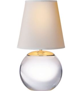 Thomas Obrien Terri 1 Light Table Lamps in Silver TOB3014CG NP