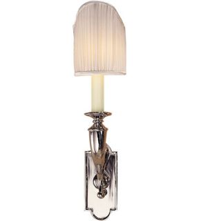 E.F. Chapman Horn 1 Light Wall Sconces in Polished Nickel CHD1161PN