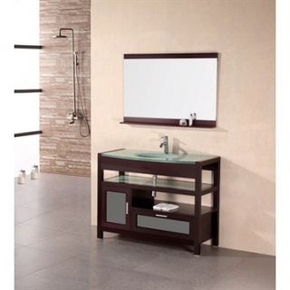 Design Element Designers Pick 43 Bathroom Vanity Set   Mahogany