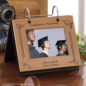 Personalized Graduation Flip Photo Album Frame