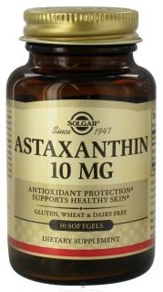 Solgar   Astaxanthin 10 mg.   30 Softgels