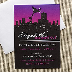Personalized Birthday Party Invitations   Fun In The City