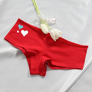 Ladies Red Heart Underwear   My Girl