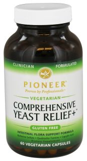 Pioneer   Comprehensive Yeast Relief+   60 Vegetarian Capsules