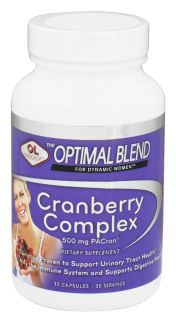 Olympian Labs   Optimal Blend For Dynamic Women Cranberry Complex   30 Capsules
