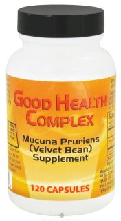 Libido Edge Labs   Good Health Complex Mucuna Pruriens (Velvet Bean) Supplement   120 Vegetarian Capsules formerly GH Complex