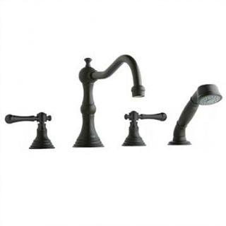 Grohe Bridgeford Roman Tub Filler with Personal Hand Shower   Oil Rubbed Bronze