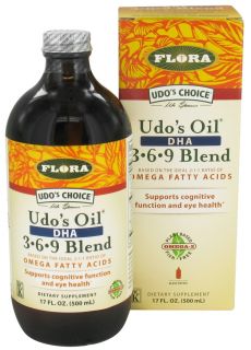 Flora   Udos Choice Udos Oil DHA 3 6 9 Blend   17 oz. (Formerly Udos Choice DHA Oil Blend)