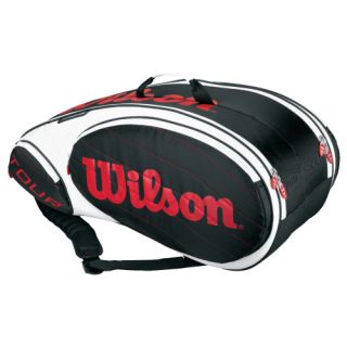 Wilson Tour Black 9 Pack Bag Wilson Tennis Bags
