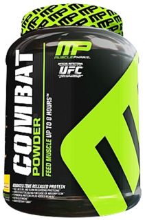 Muscle Pharm   Combat Advanced Time Release Protein Powder Banana Cream   2 lbs.