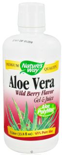 Natures Way   Aloe Vera Gel & Juice Berry   1 Liter