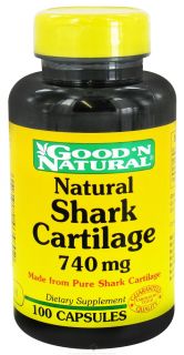 Good N Natural   Shark Cartilage 740 mg.   100 Capsules