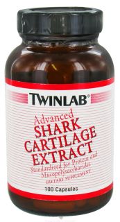 Twinlab   Advanced Shark Cartilage 275 mg.   100 Capsules